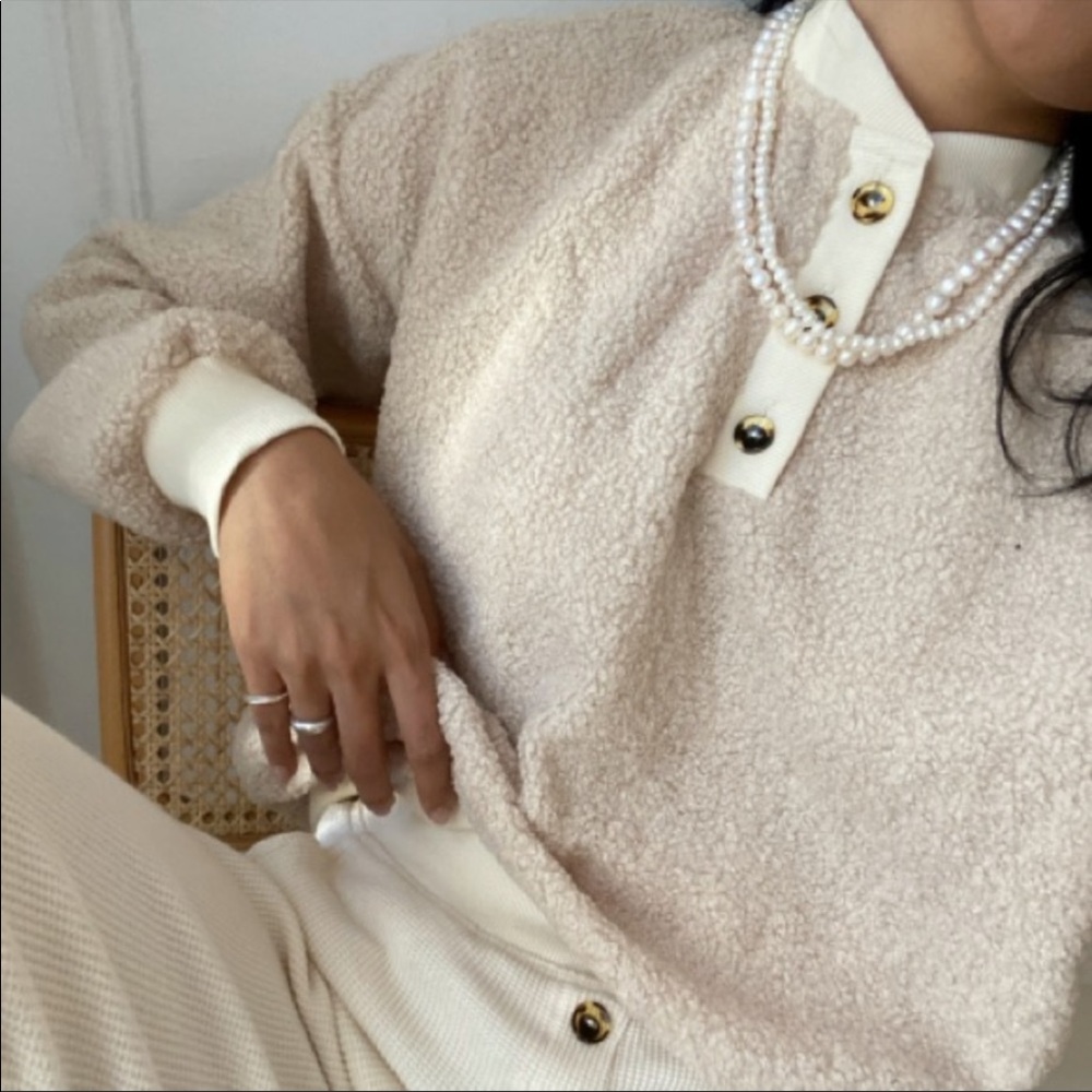 DONNI SHERPA SWEATER